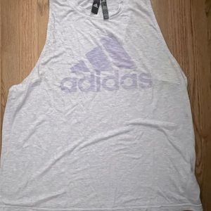 Lavender adidas racerback tank